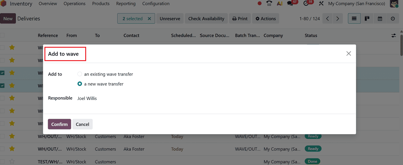 How to Use Batch and Wave Transfers in Odoo 19 Inventory-cybrosys