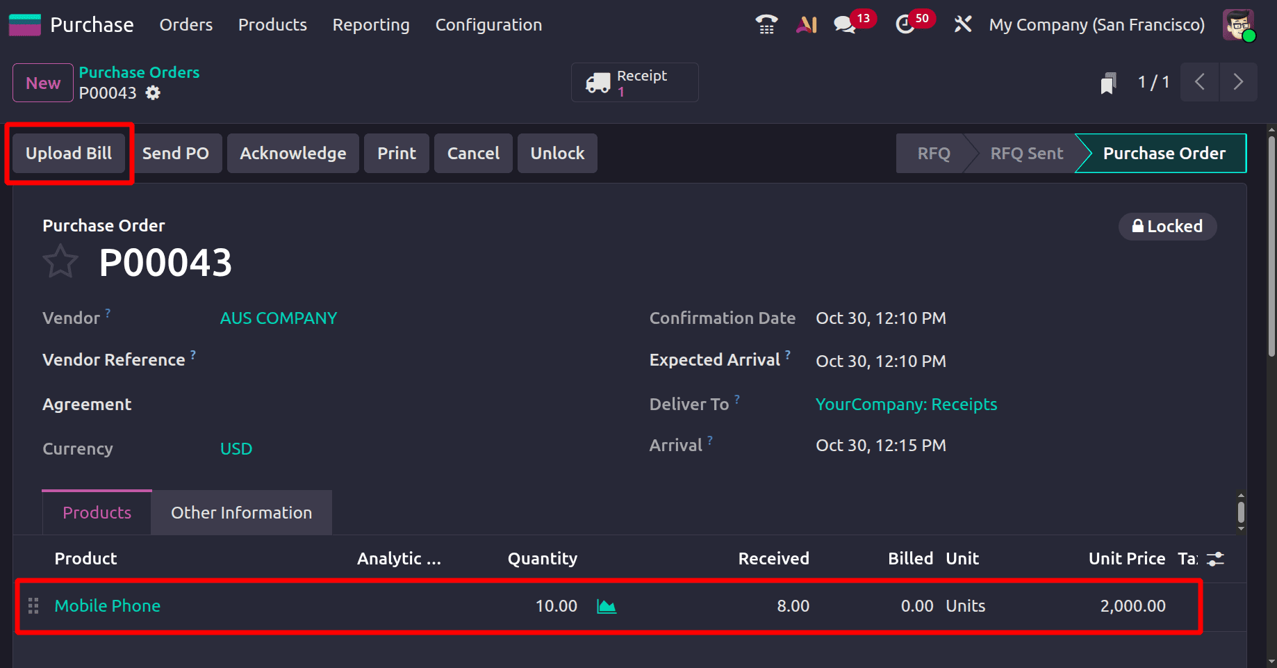 How to Use Bill Control Policies in Odoo 19-cybrosys