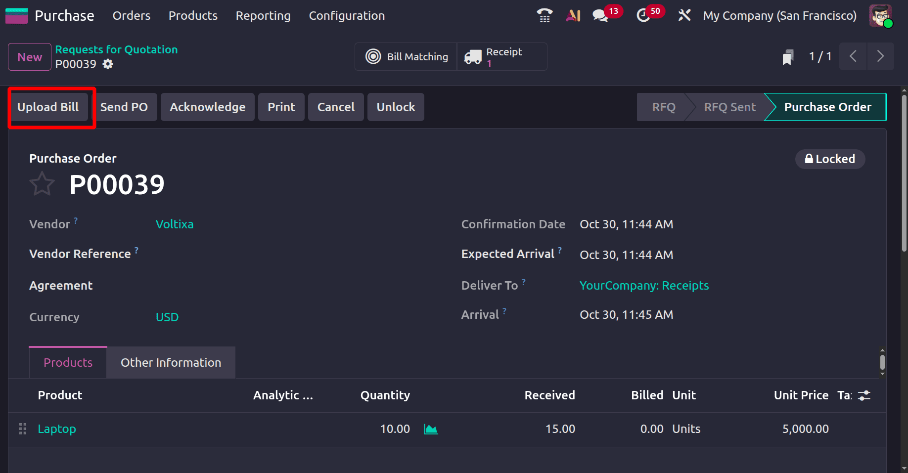 How to Use Bill Control Policies in Odoo 19-cybrosys