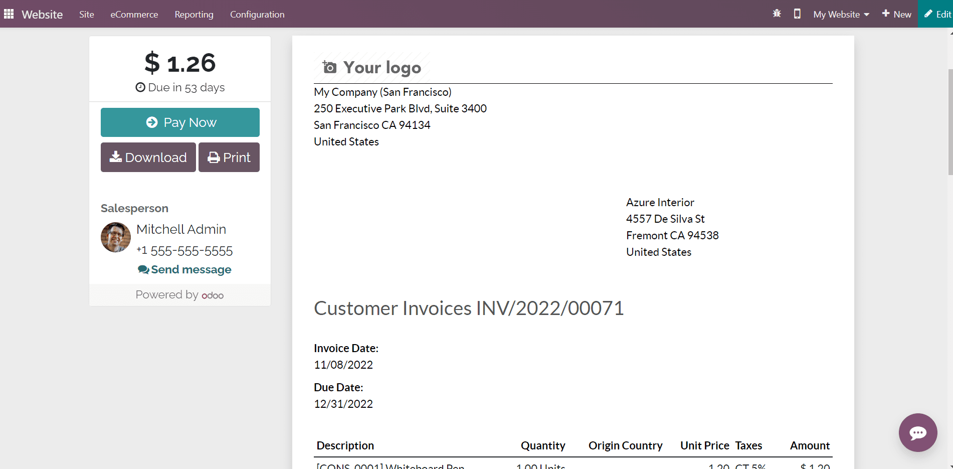 How to Use Customer Invoice & Payments Management With Odoo 16 Accounting-cybrosys