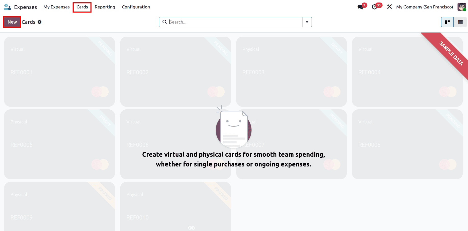 How to Use Employee Expense Cards in Odoo 19-cybrosys