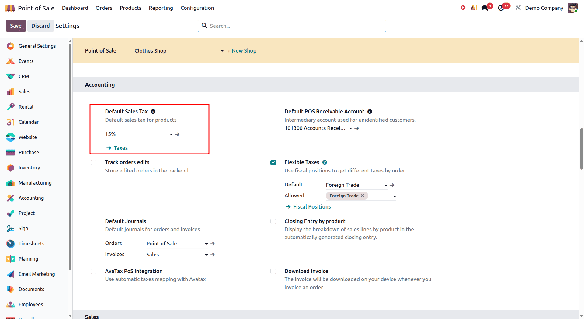 How to Use Fiscal Positions to Apply Different Taxes in Odoo 19 POS-cybrosys