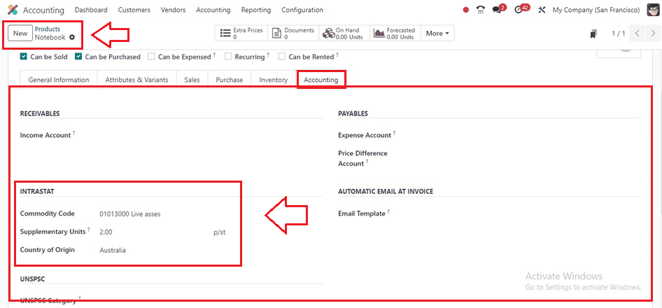 How to Use Intrastat in the Odoo 17 Accounting-cybrosys