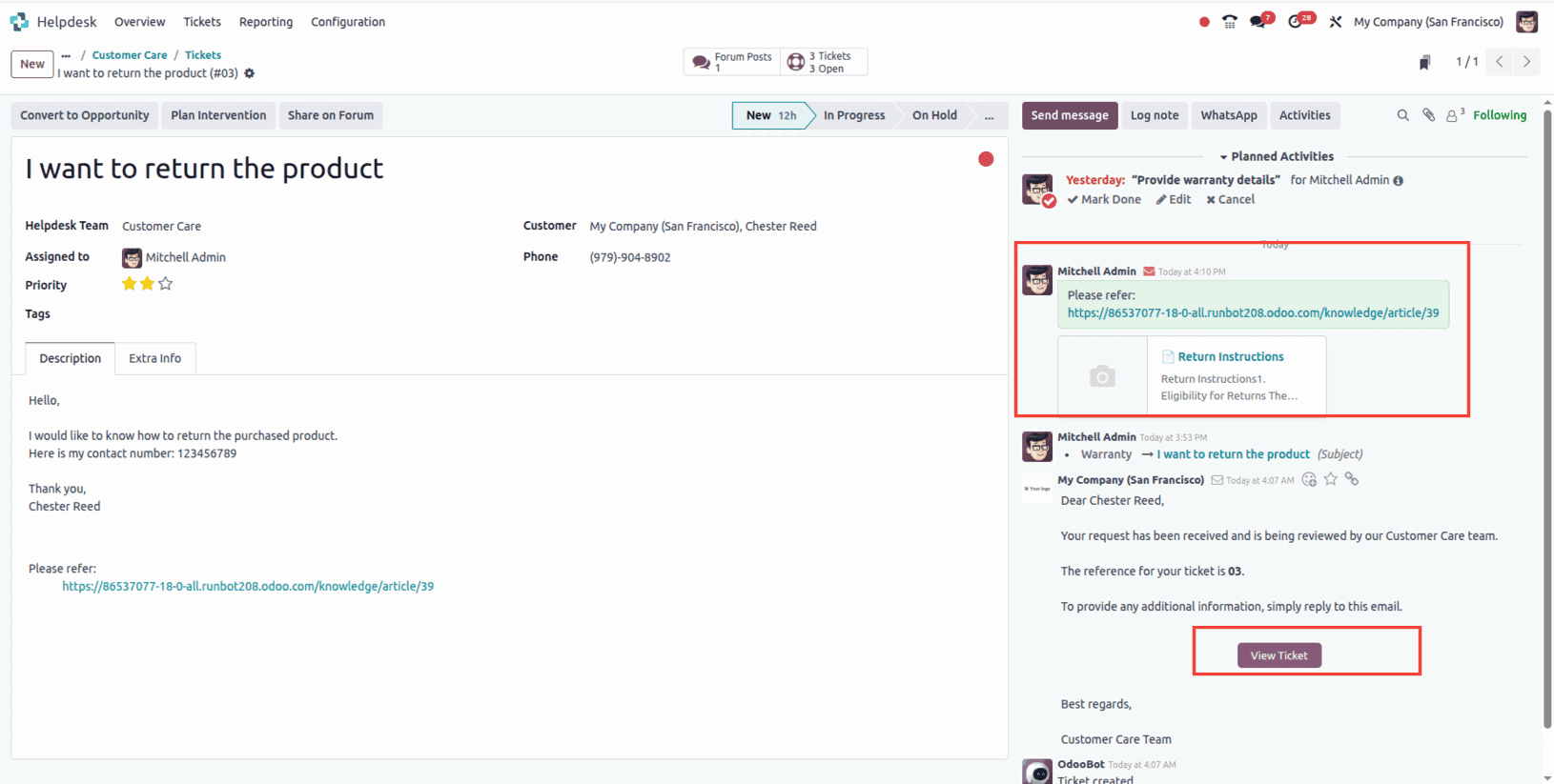 How to Use Knowledge Articles for Helpdesk Management in Odoo 18-cybrosys