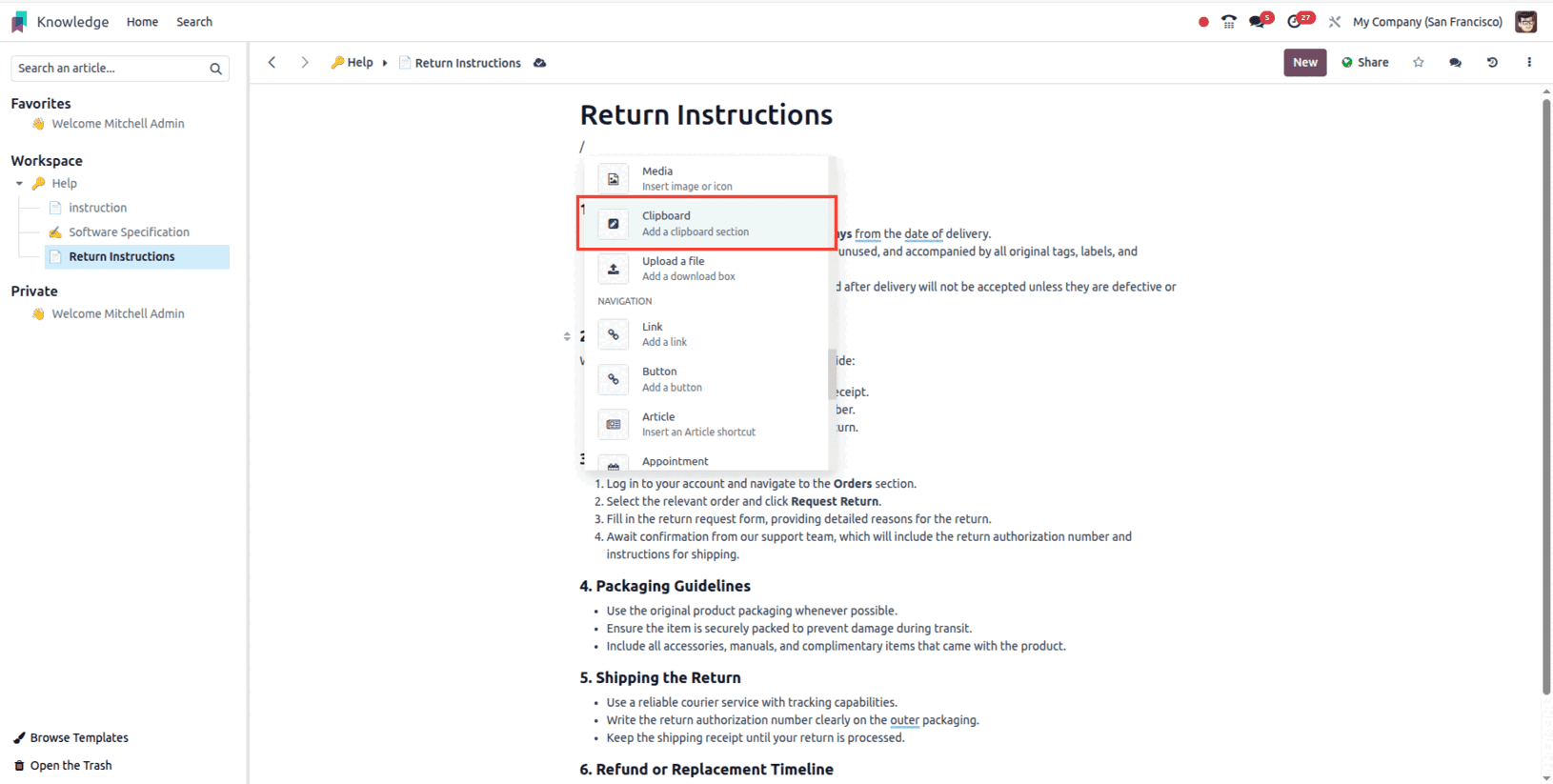 How to Use Knowledge Articles for Helpdesk Management in Odoo 18-cybrosys