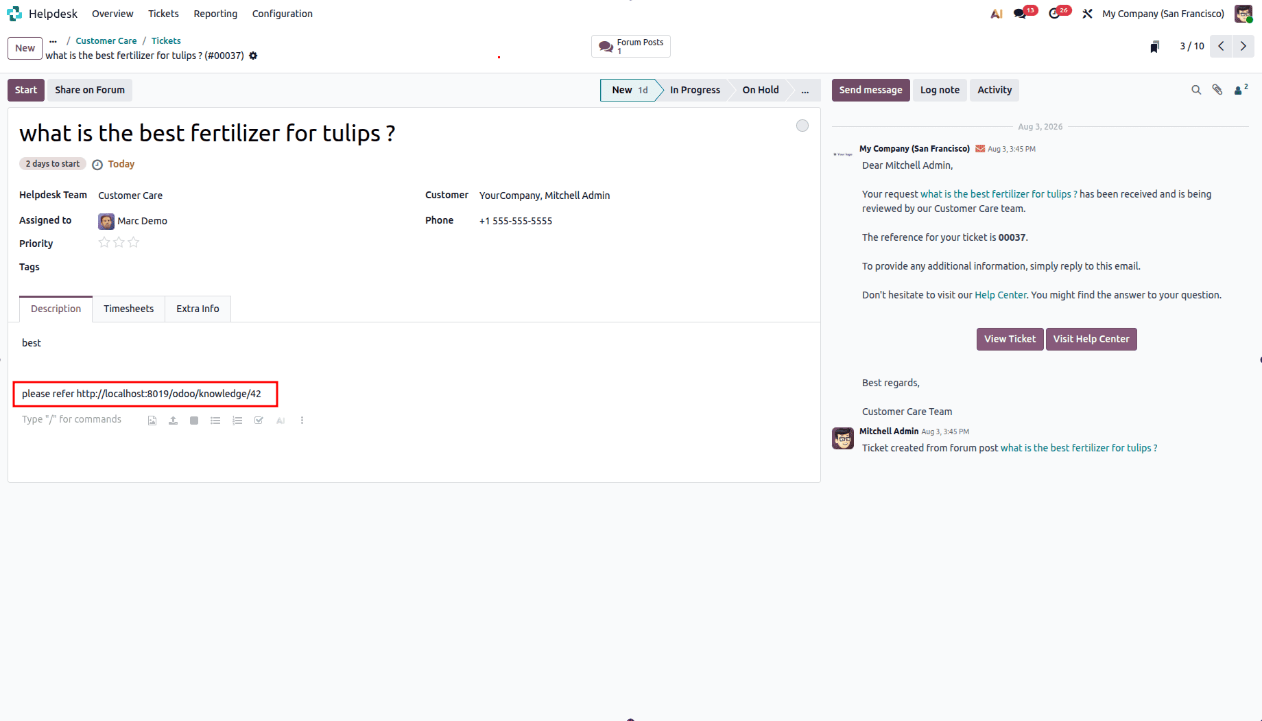How to Use Knowledge Articles for Helpdesk Management in Odoo 19-cybrosys