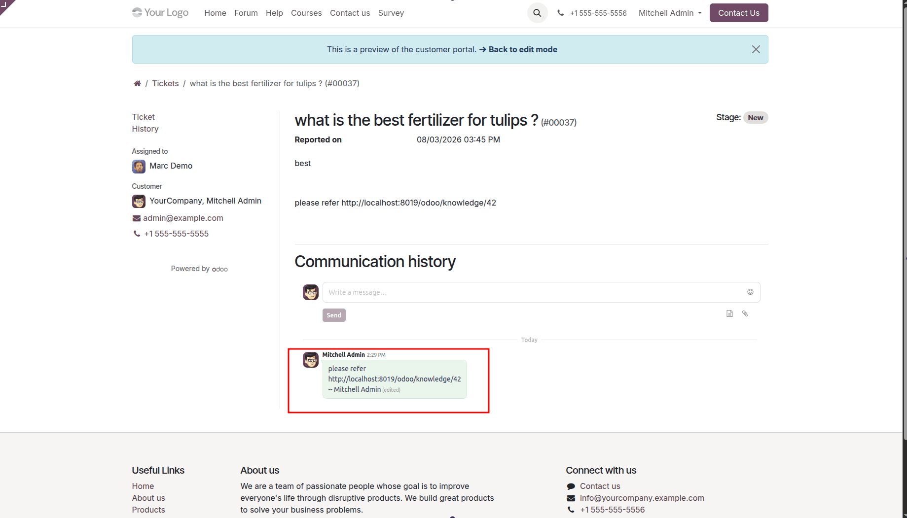 How to Use Knowledge Articles for Helpdesk Management in Odoo 19-cybrosys