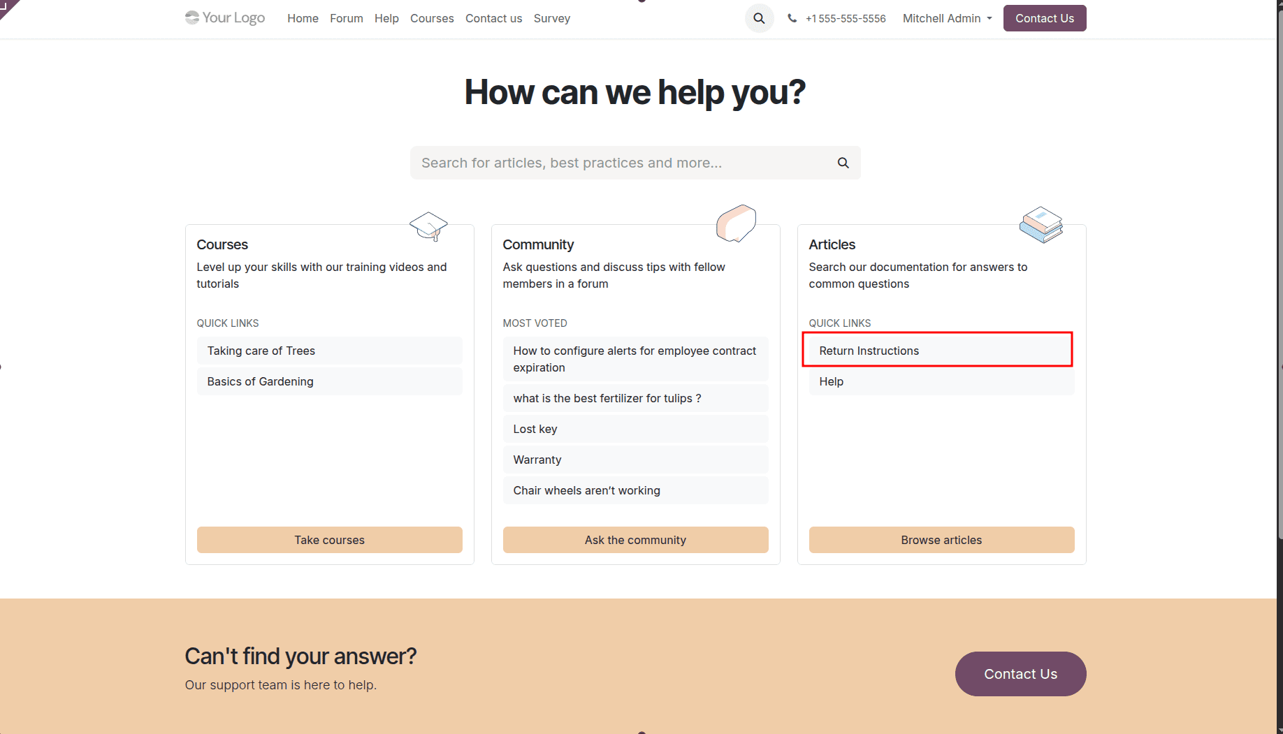 How to Use Knowledge Articles for Helpdesk Management in Odoo 19-cybrosys