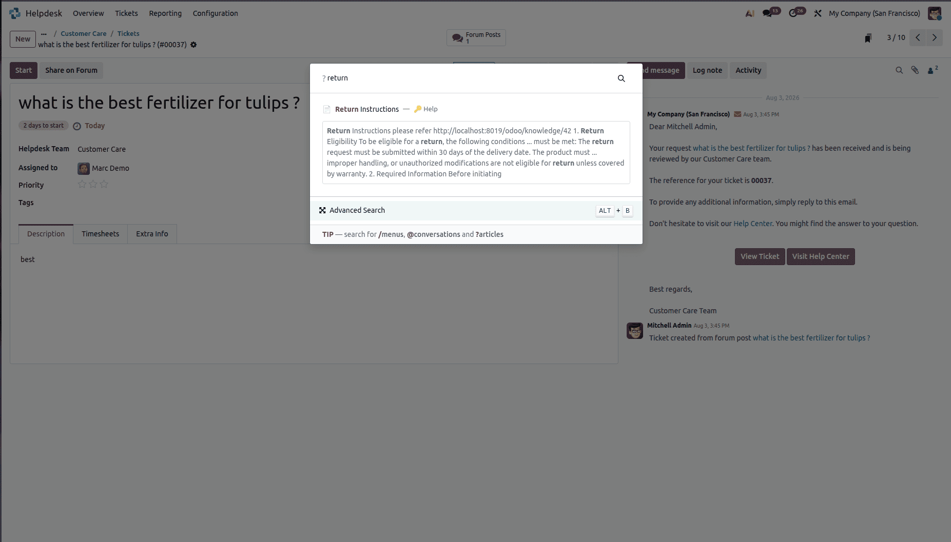 How to Use Knowledge Articles for Helpdesk Management in Odoo 19-cybrosys