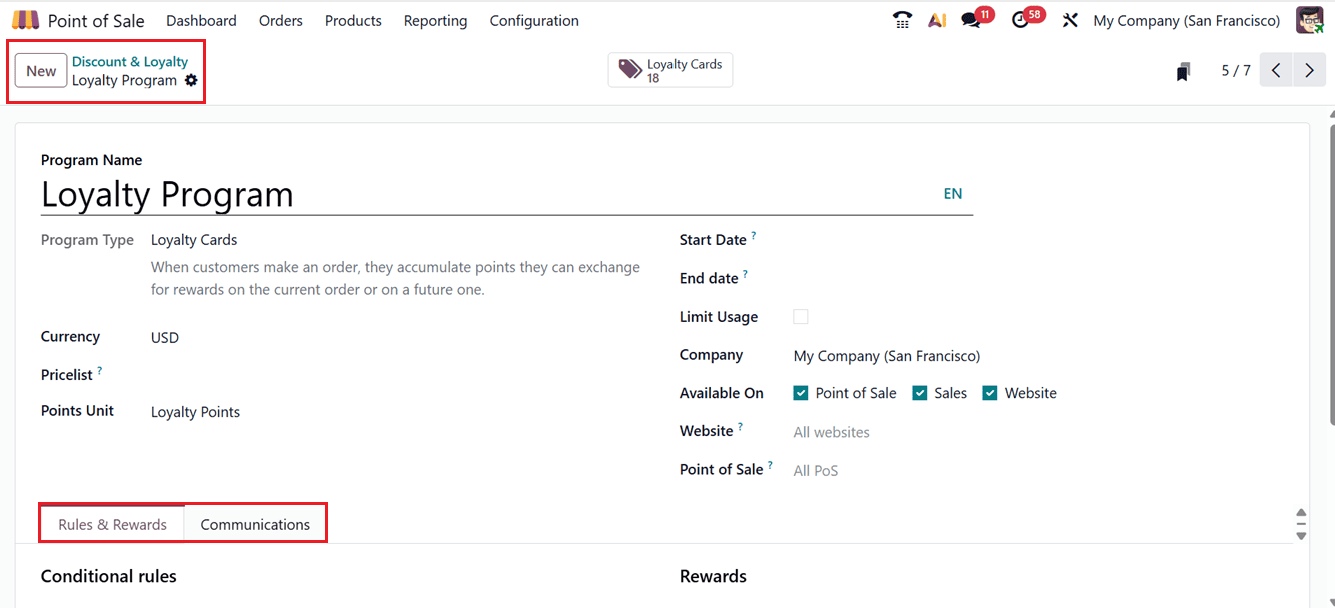 How to Use Loyalty Programs, Promotions, and Discounts in Odoo 19 Point of Sale-cybrosys