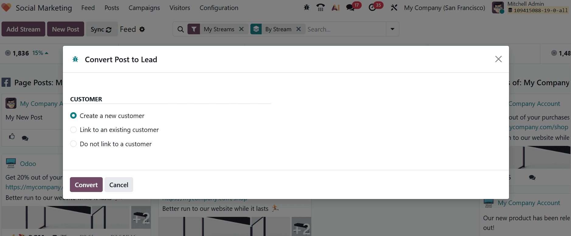 How to Use Odoo 19 Social Marketing to Supercharge Lead Generation-cybrosys