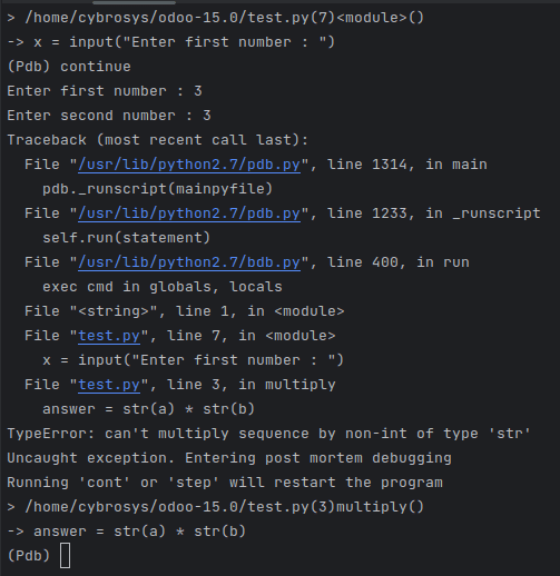 How to Use PDB for Debugging in Odoo 16-cybrosys