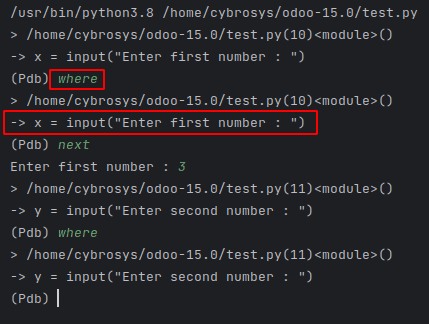 How to Use PDB for Debugging in Odoo 16-cybrosys