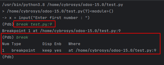 How to Use PDB for Debugging in Odoo 16-cybrosys