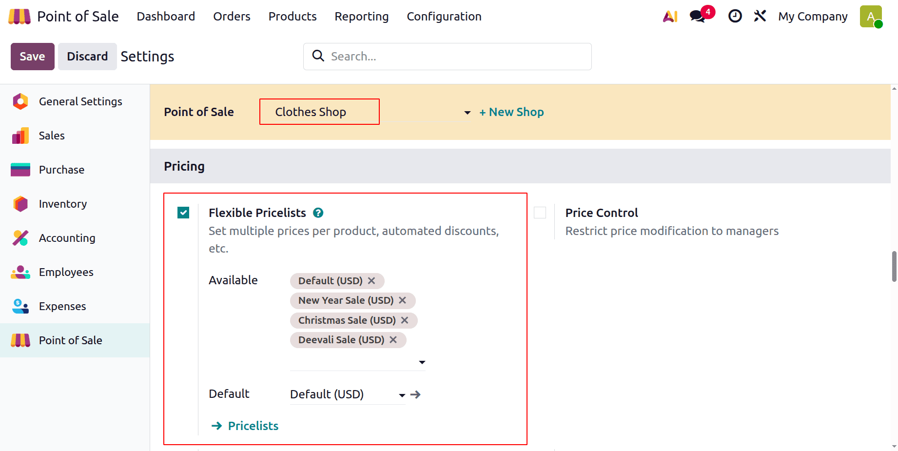 How to Use Pricelists in Odoo 19 Point of Sale-cybrosys