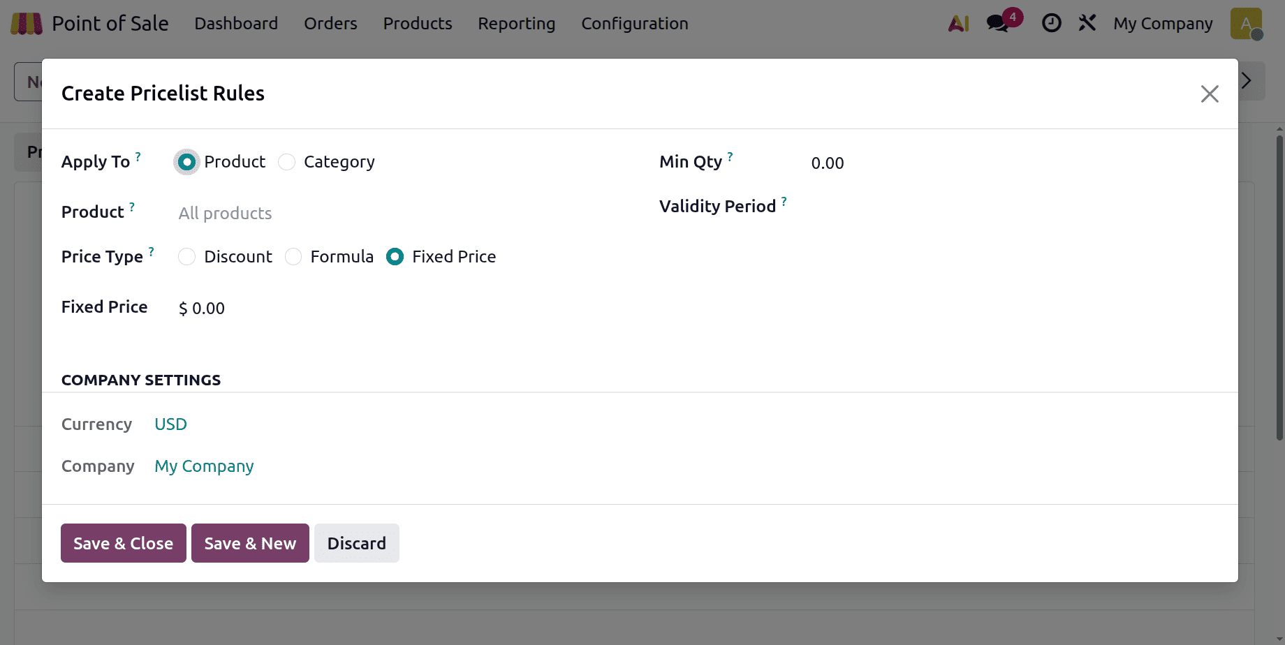 How to Use Pricelists in Odoo 19 Point of Sale-cybrosys
