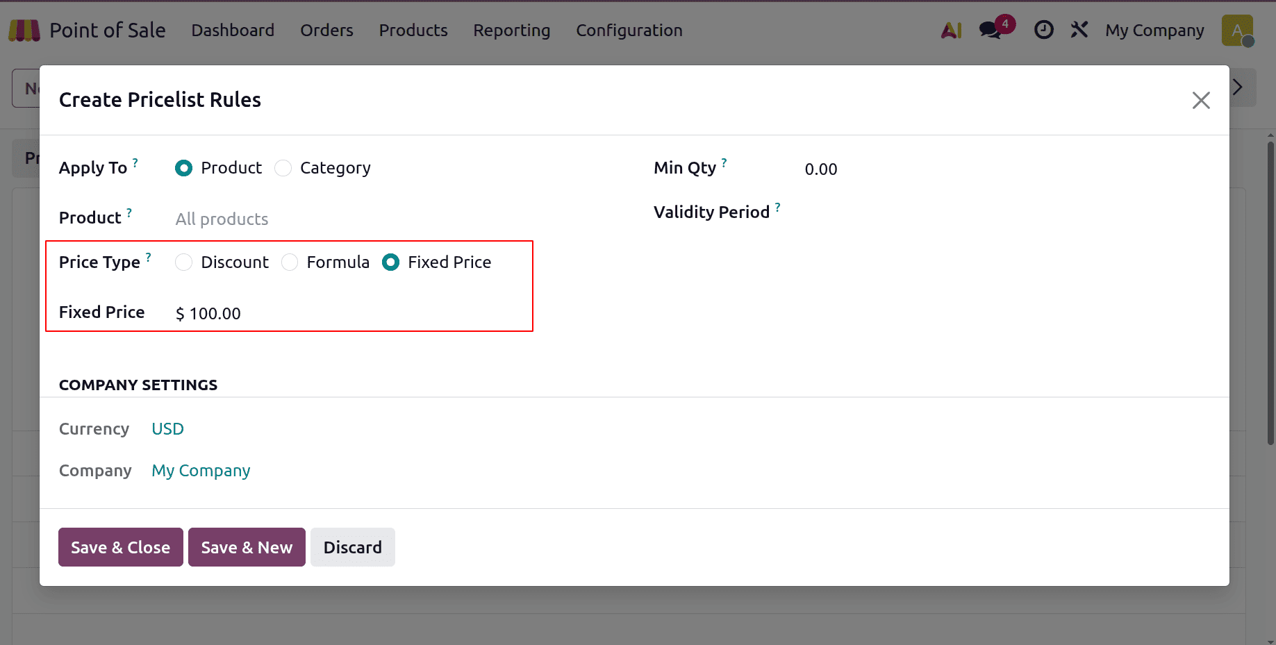 How to Use Pricelists in Odoo 19 Point of Sale-cybrosys