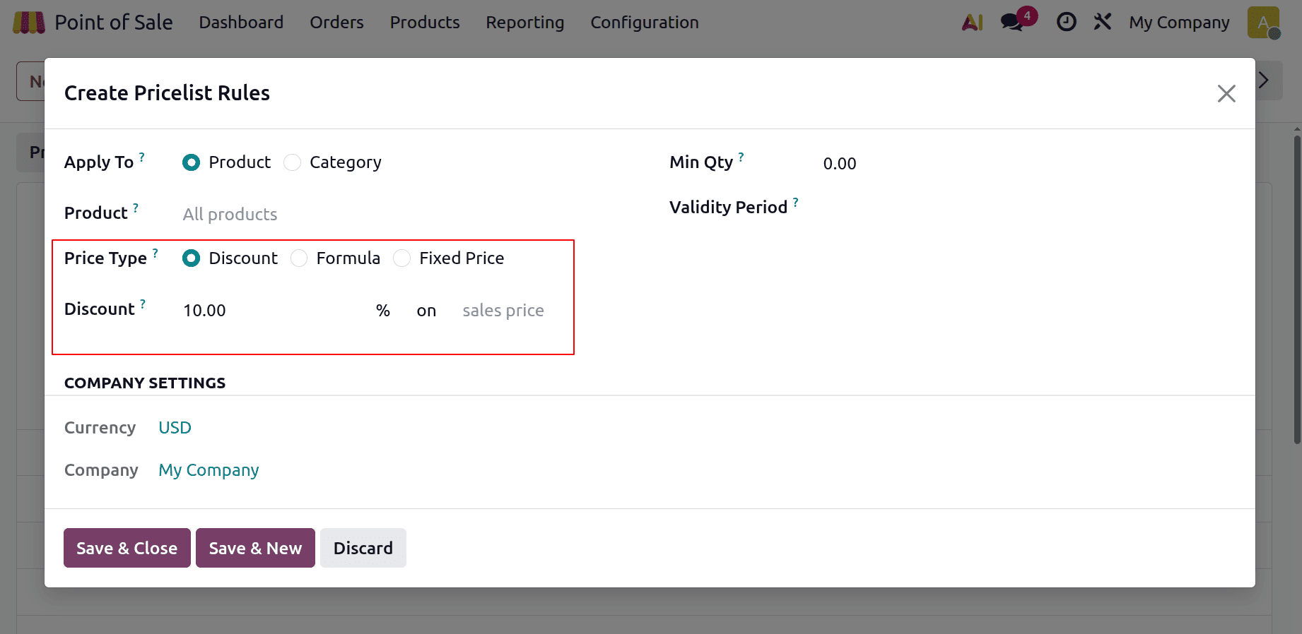 How to Use Pricelists in Odoo 19 Point of Sale-cybrosys