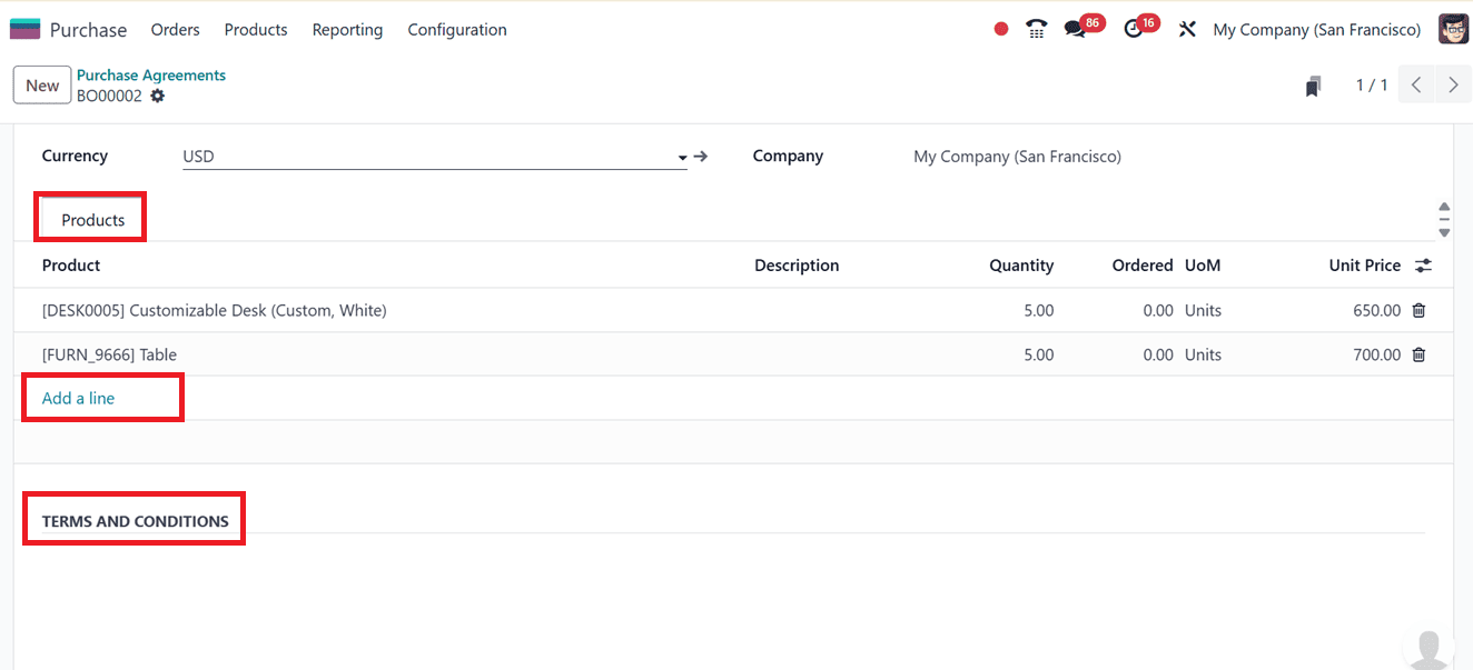 How to Use Purchase Agreements Effectively in Odoo 18-cybrosys