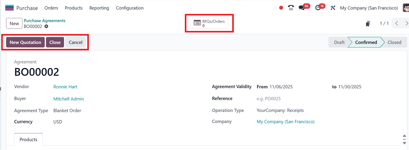 How to Use Purchase Agreements Effectively in Odoo 18-cybrosys