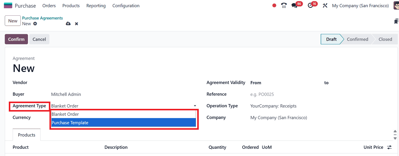 How to Use Purchase Agreements Effectively in Odoo 18-cybrosys