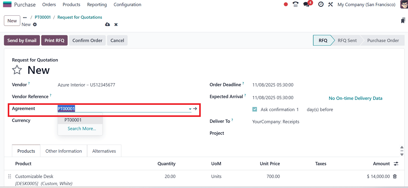 How to Use Purchase Agreements Effectively in Odoo 18-cybrosys