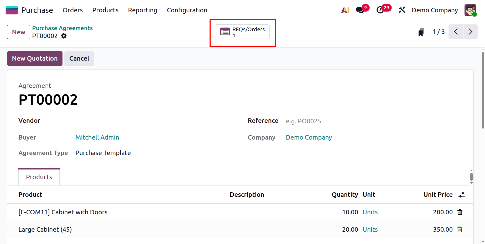 How to Use Purchase Agreements for Strategic Buying in Odoo 19-cybrosys