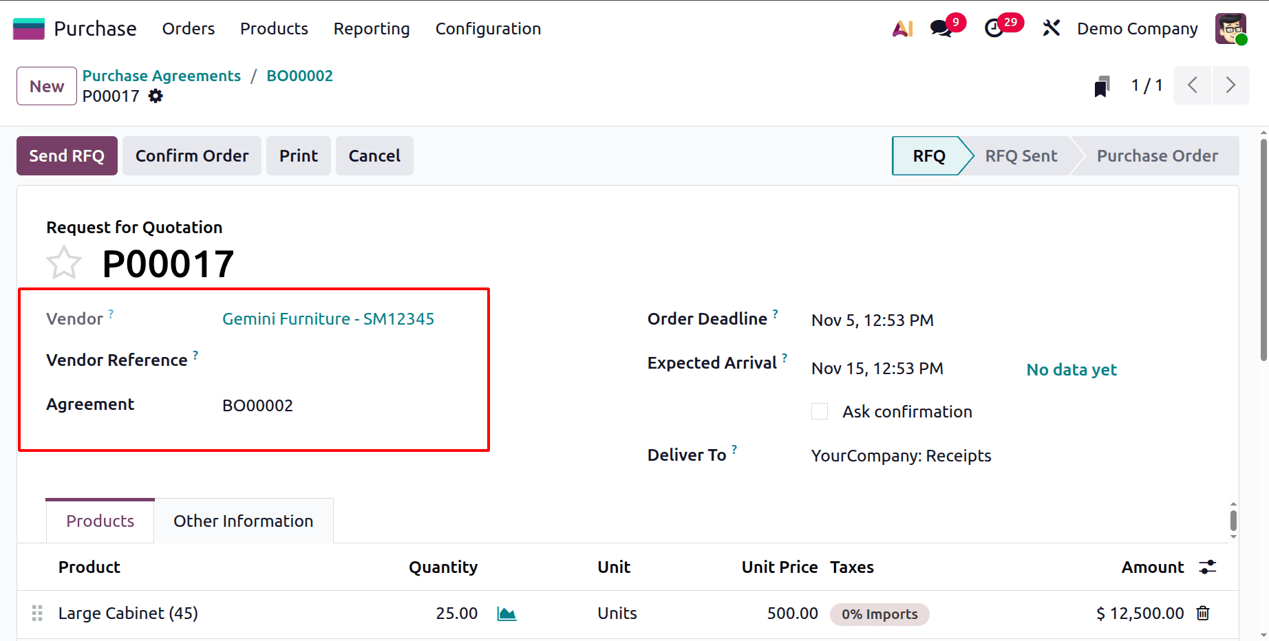 How to Use Purchase Agreements for Strategic Buying in Odoo 19-cybrosys