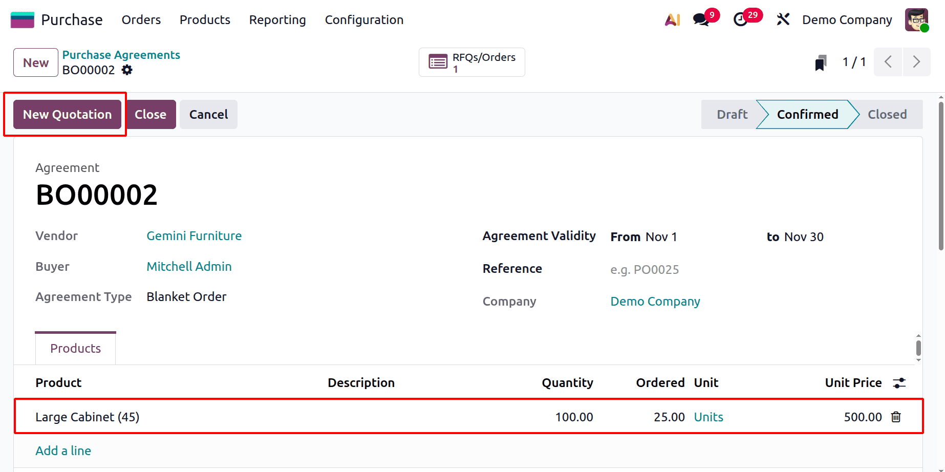How to Use Purchase Agreements for Strategic Buying in Odoo 19-cybrosys