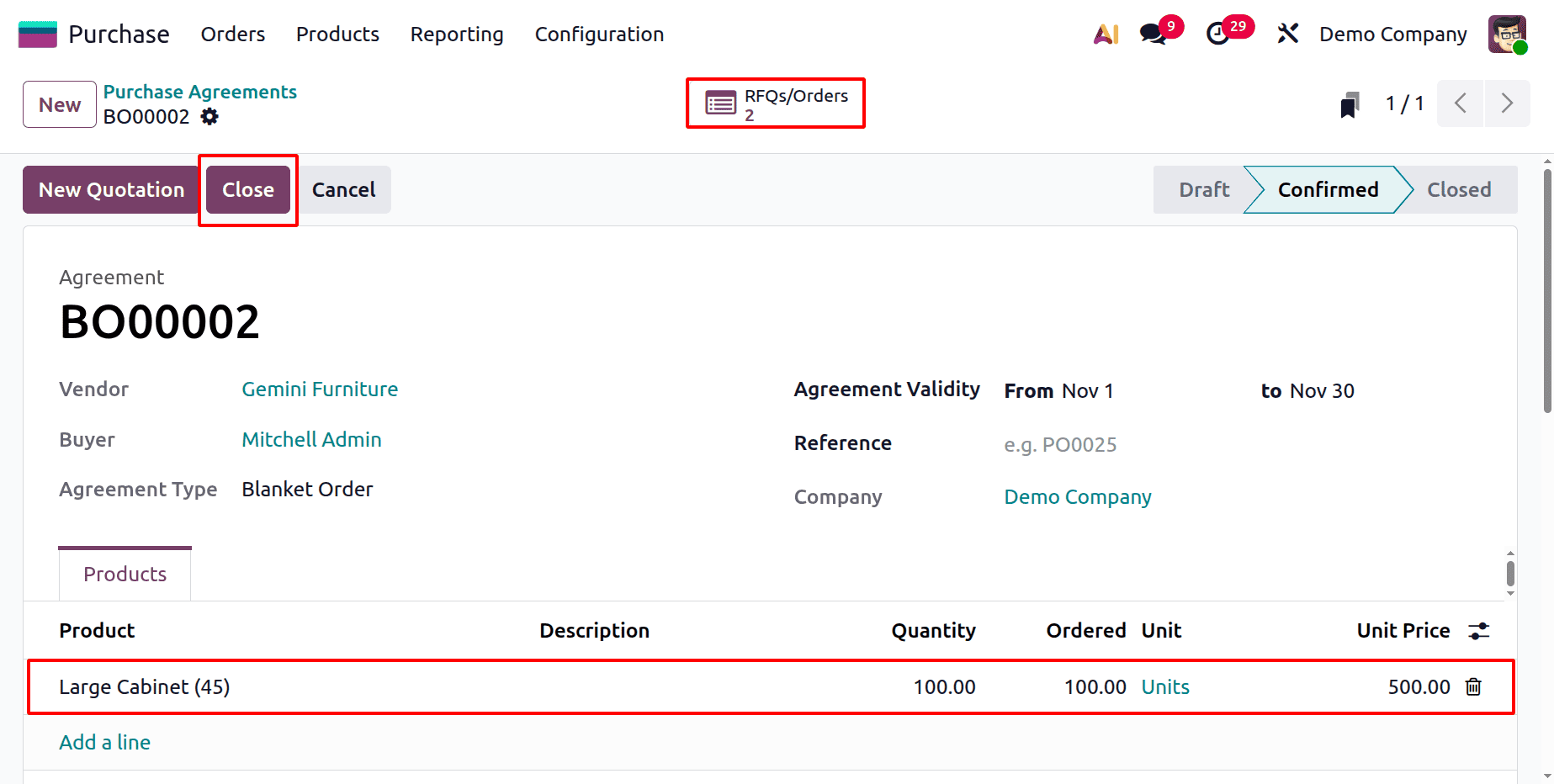 How to Use Purchase Agreements for Strategic Buying in Odoo 19-cybrosys