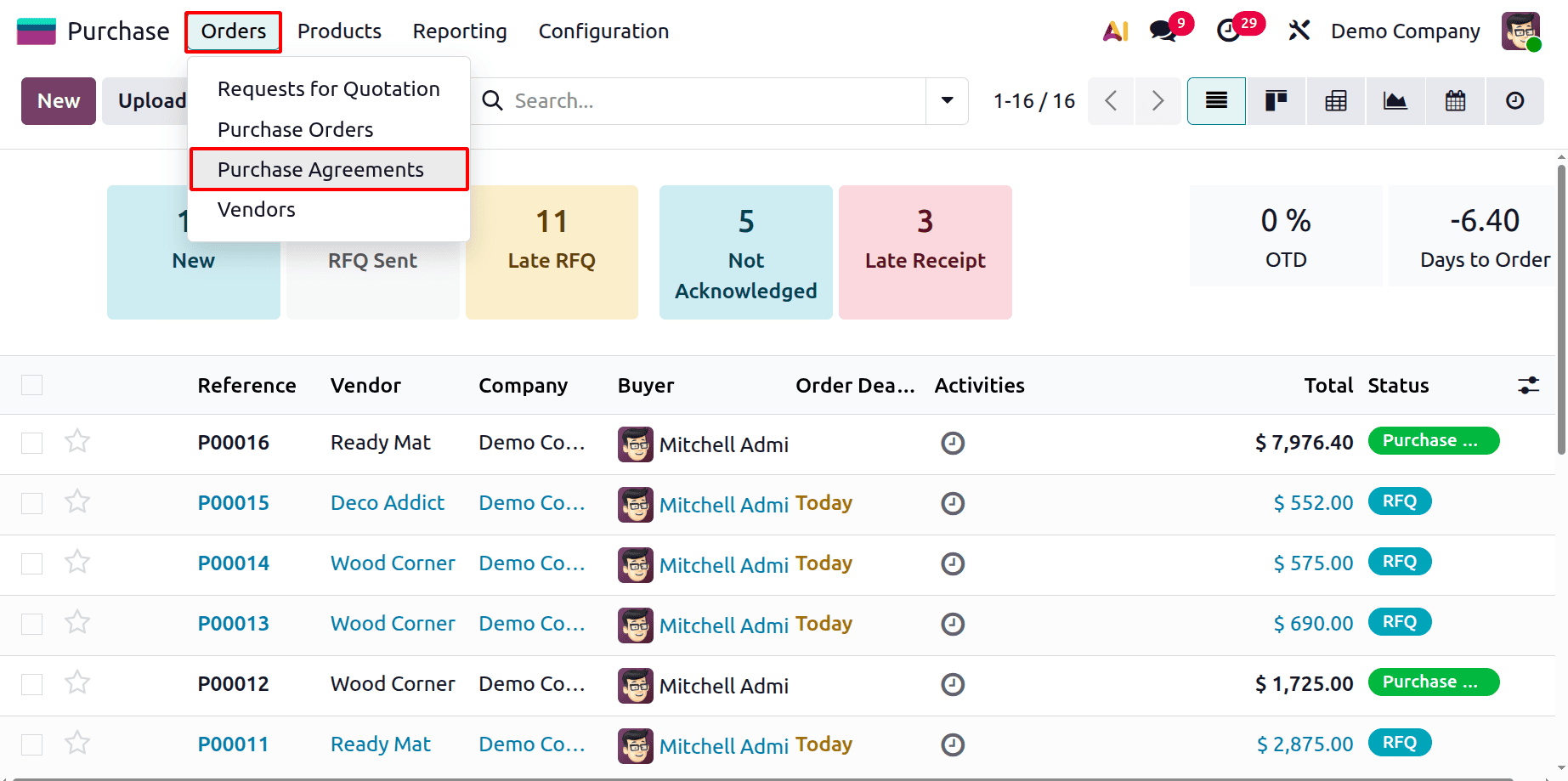 How to Use Purchase Agreements for Strategic Buying in Odoo 19-cybrosys