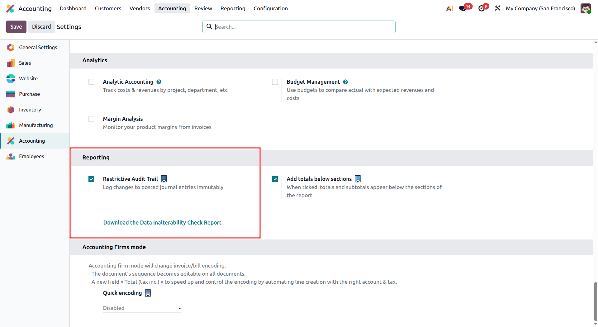 How to Use Restrictive Audit Trails in Odoo 19 Accounting-cybrosys