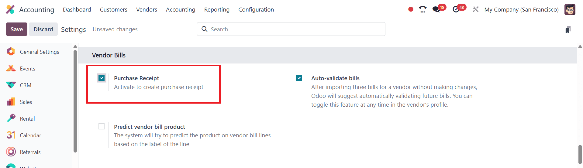How to Use Sales Receipt & Purchase Receipt in Odoo 18 Accounting-cybrosys