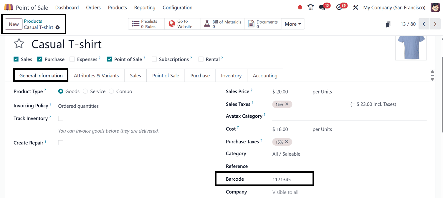 How to Use the Barcodes to Scan Products, Customer Cards With Odoo 18 POS-cybrosys
