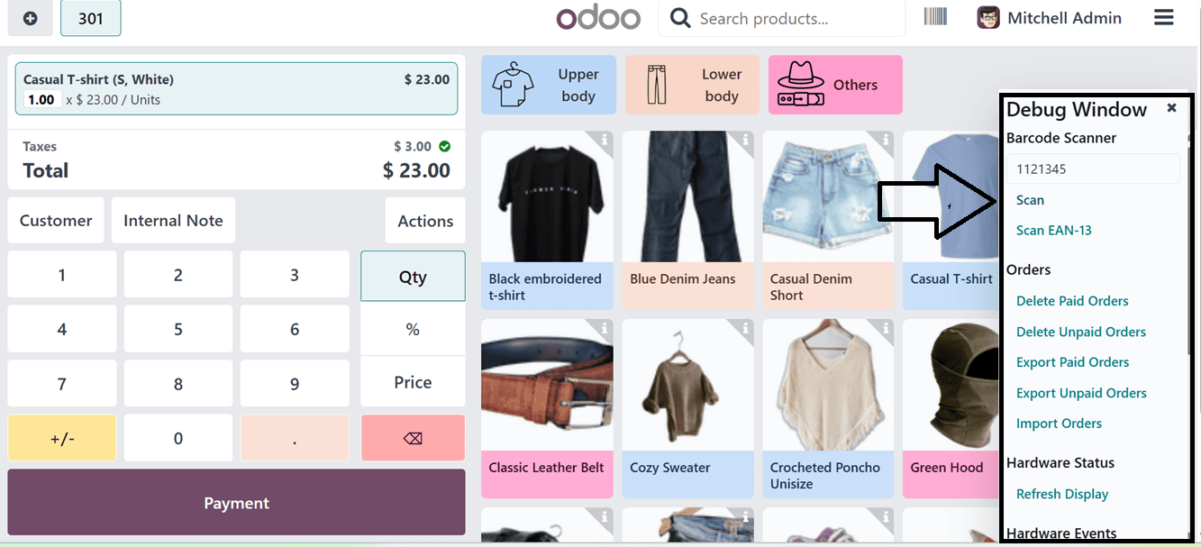 How to Use the Barcodes to Scan Products, Customer Cards With Odoo 18 POS-cybrosys