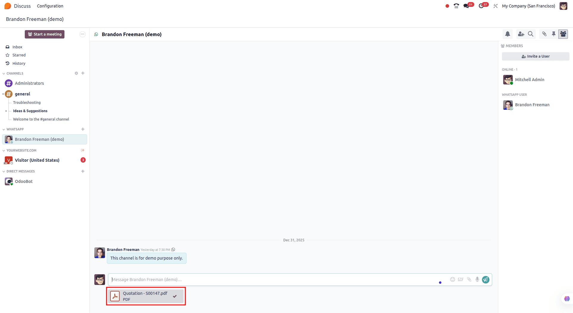 How to Use the EmojiPicker and FileViewer Hook in Odoo 18-cybrosys