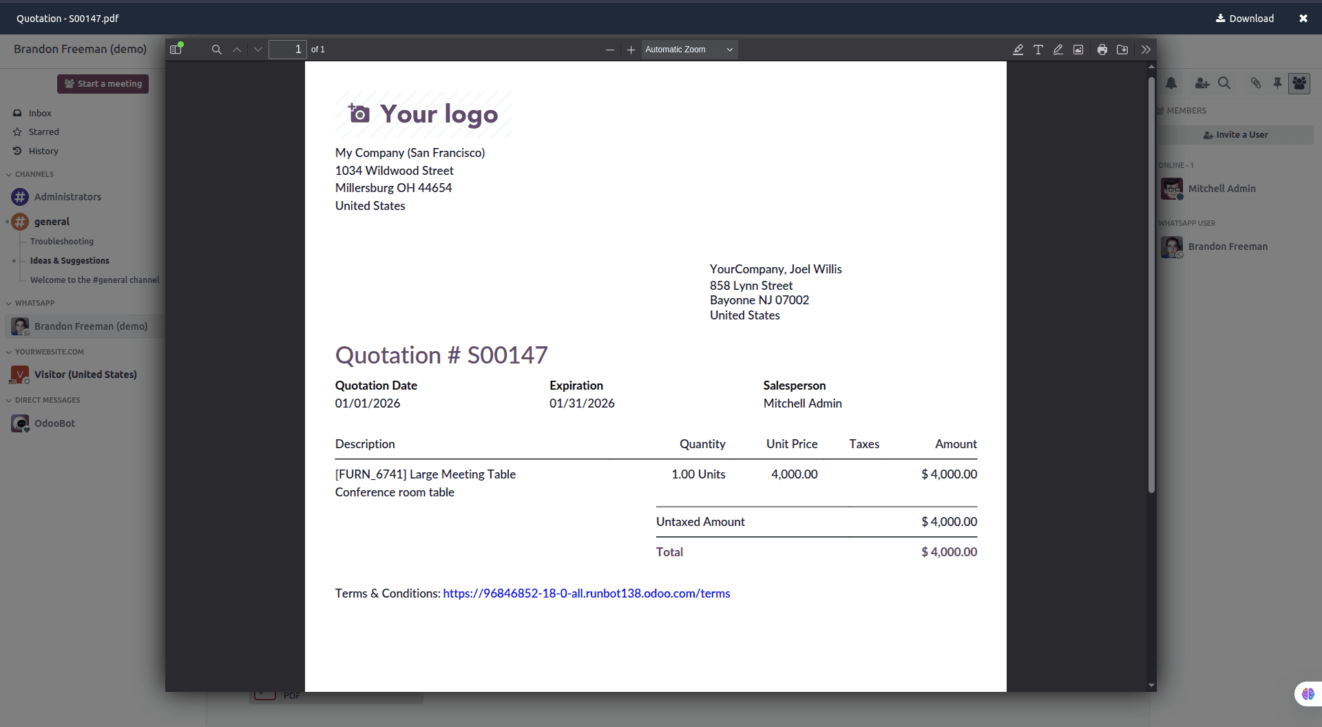 How to Use the EmojiPicker and FileViewer Hook in Odoo 18-cybrosys