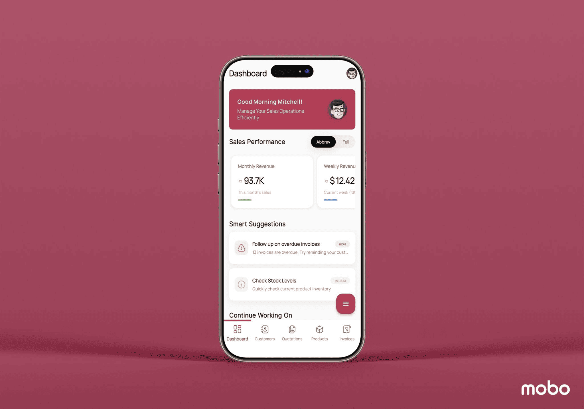 How to Use the Mobo Sales App in Odoo for Dashboard Insights and Record Creation-cybrosys