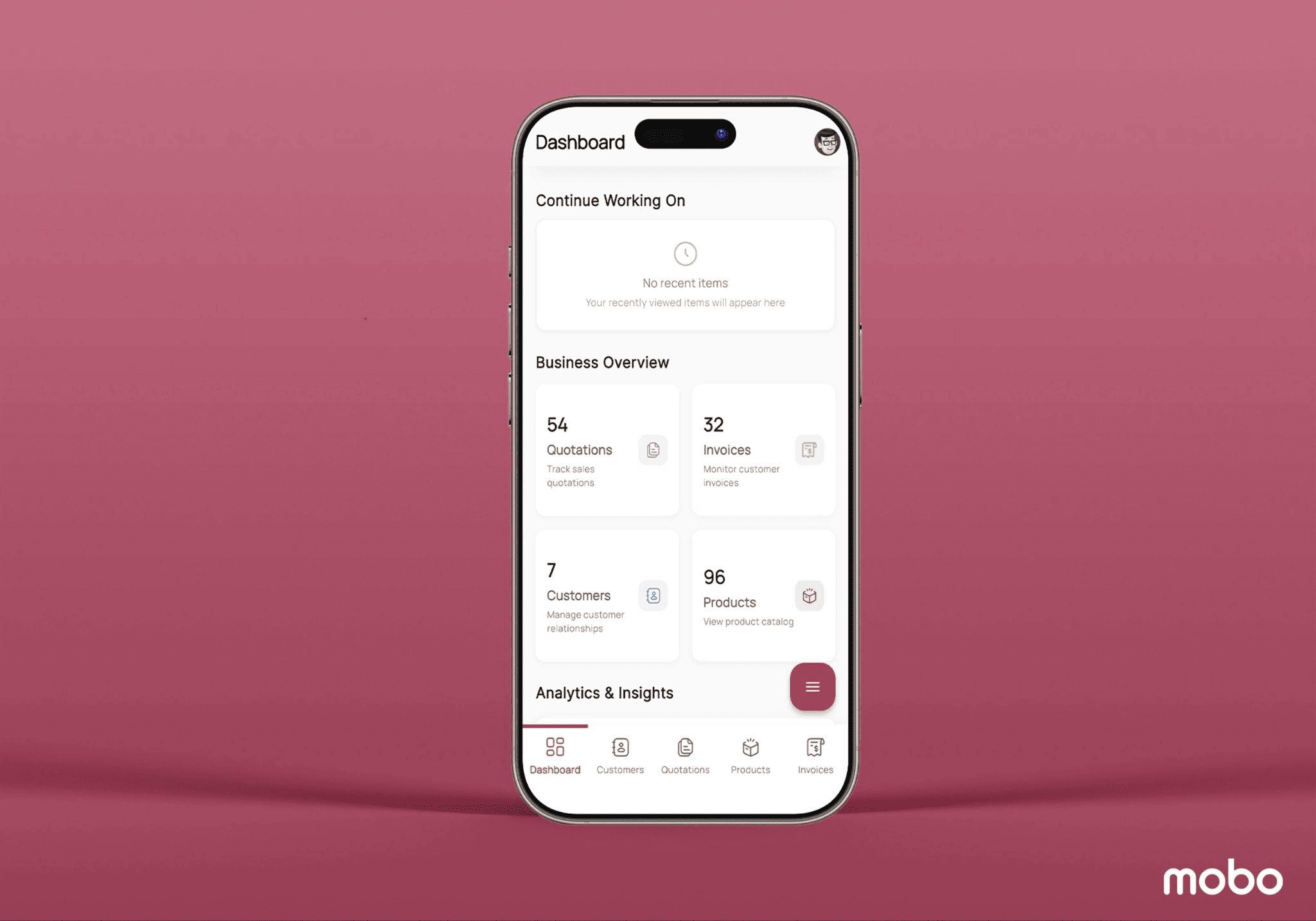 How to Use the Mobo Sales App in Odoo for Dashboard Insights and Record Creation-cybrosys