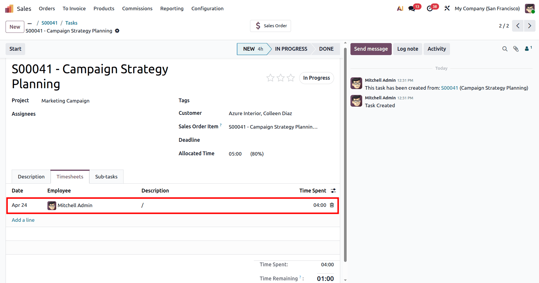 How to Use Timesheet-Based Billing for Projects in Odoo 19-cybrosys