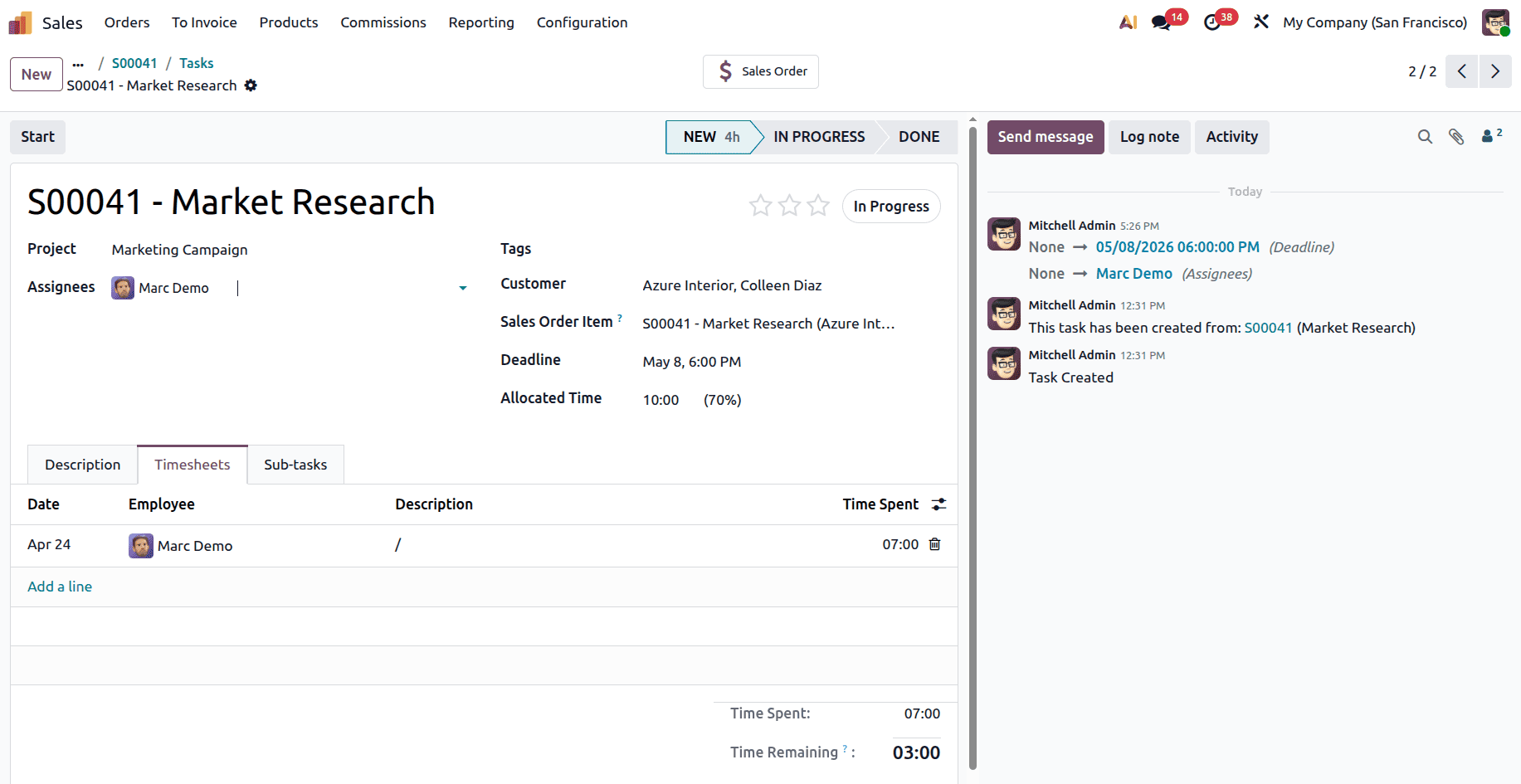 How to Use Timesheet-Based Billing for Projects in Odoo 19-cybrosys