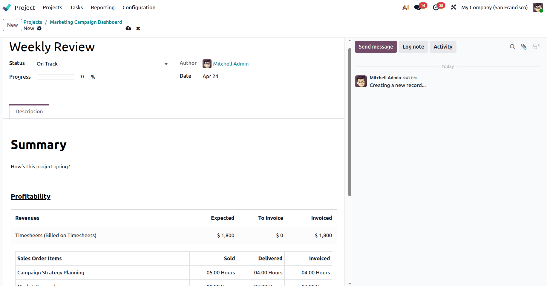 How to Use Timesheet-Based Billing for Projects in Odoo 19-cybrosys