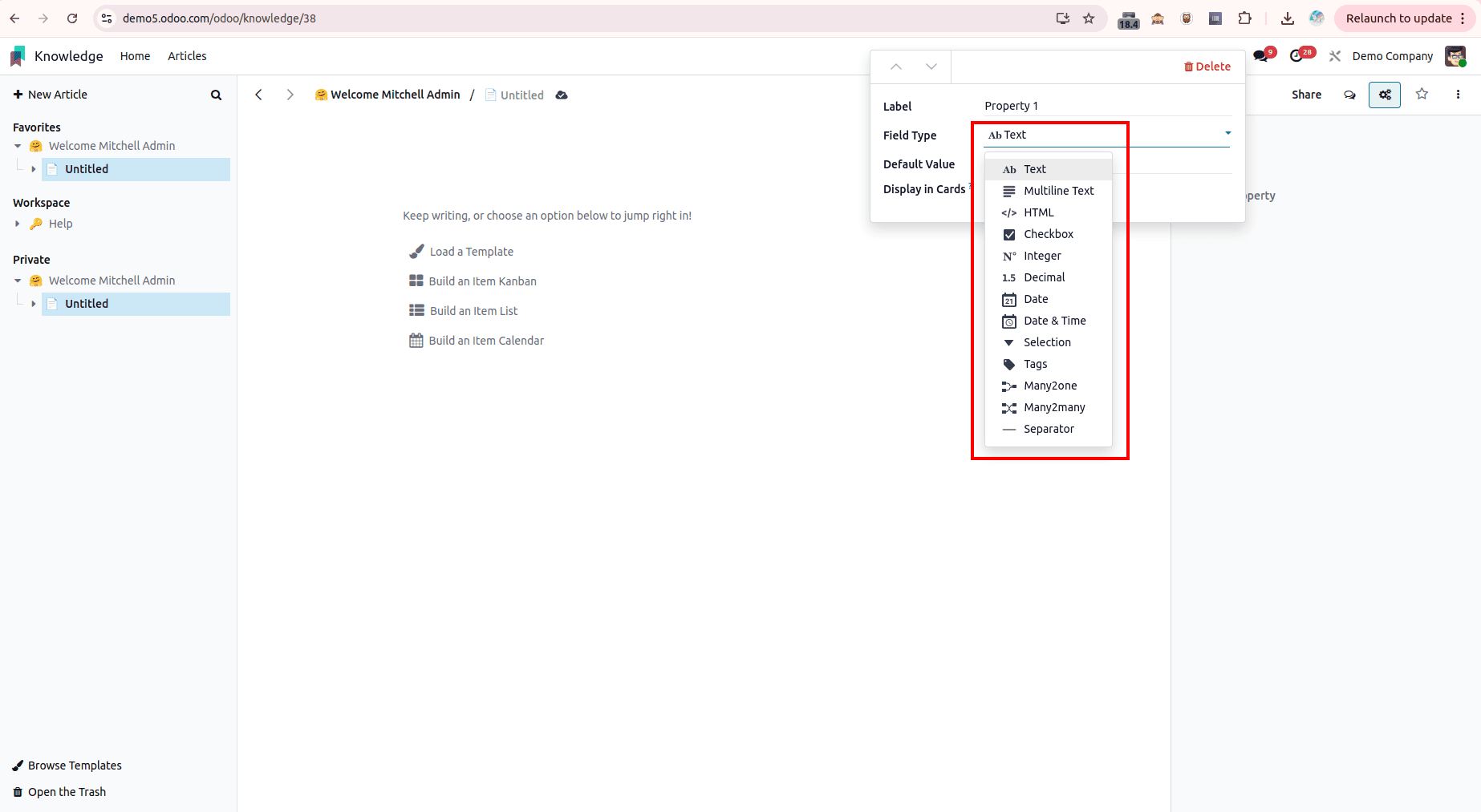How to Write and Publish Articles with Odoo 18 Knowledge Tools-cybrosys