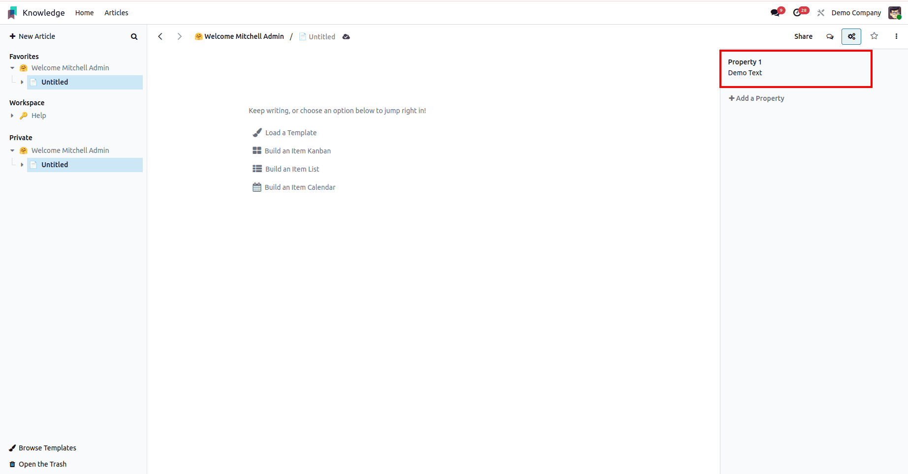How to Write and Publish Articles with Odoo 18 Knowledge Tools-cybrosys