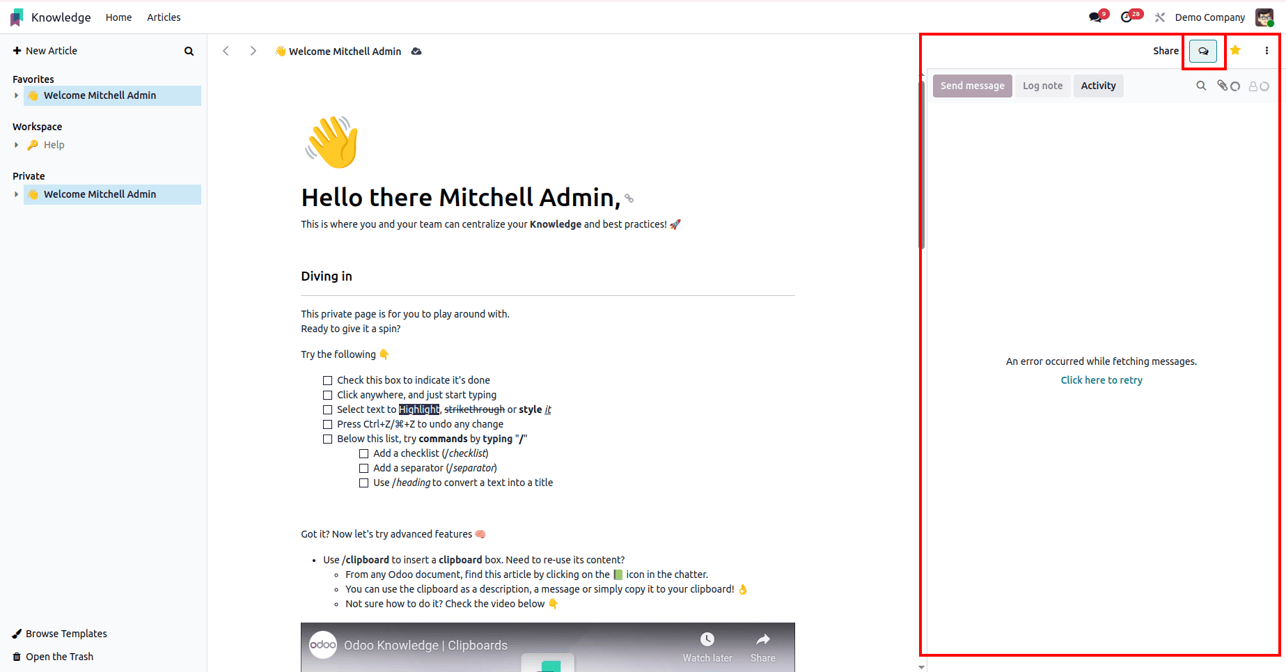 How to Write and Publish Articles with Odoo 18 Knowledge Tools-cybrosys