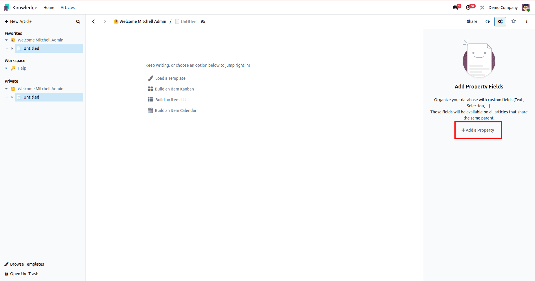 How to Write and Publish Articles with Odoo 18 Knowledge Tools-cybrosys