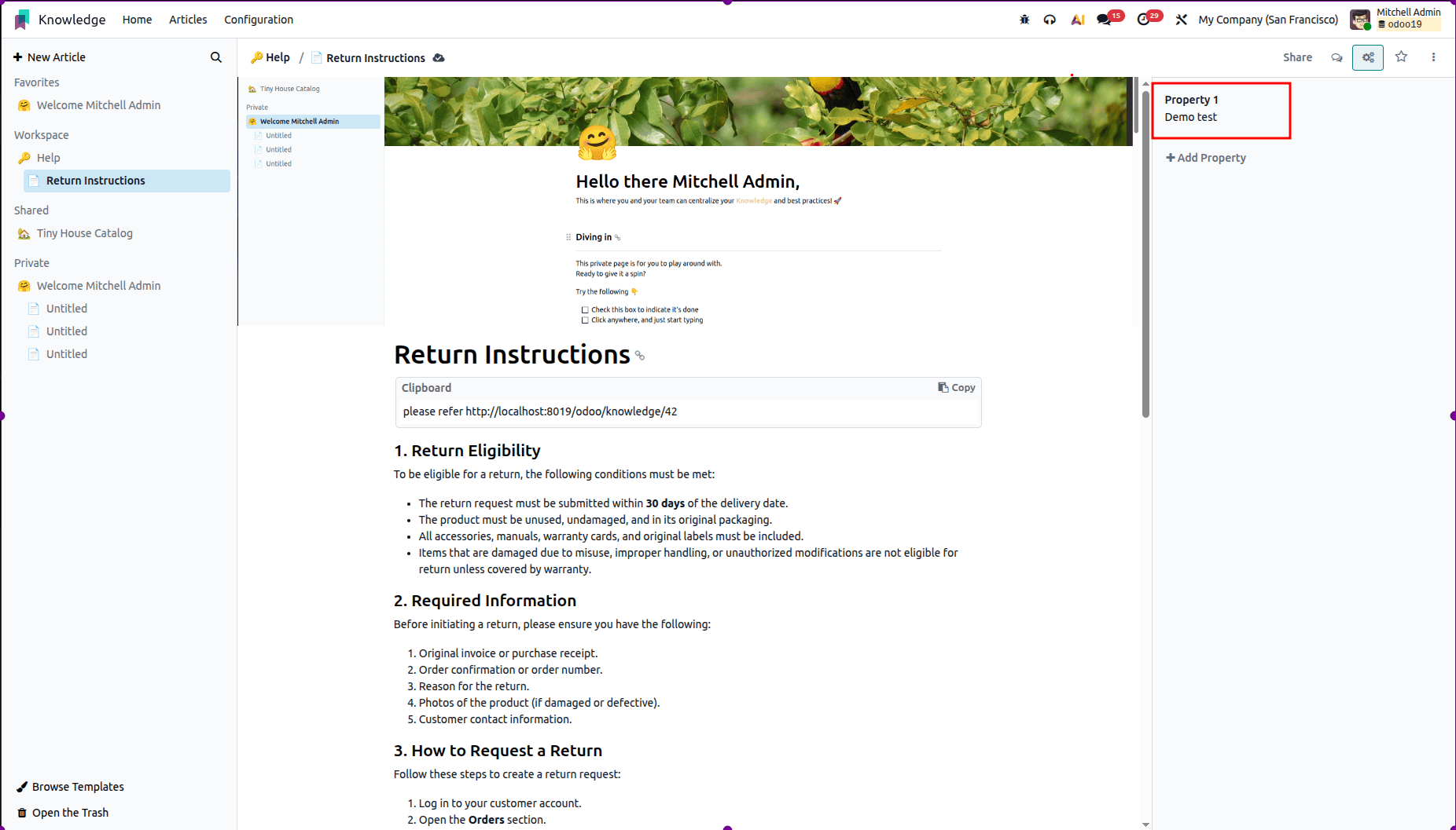 How to Write and Publish Articles with Odoo 19 Knowledge Tools-cybrosys