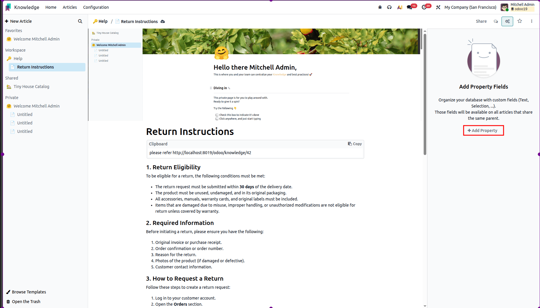 How to Write and Publish Articles with Odoo 19 Knowledge Tools-cybrosys