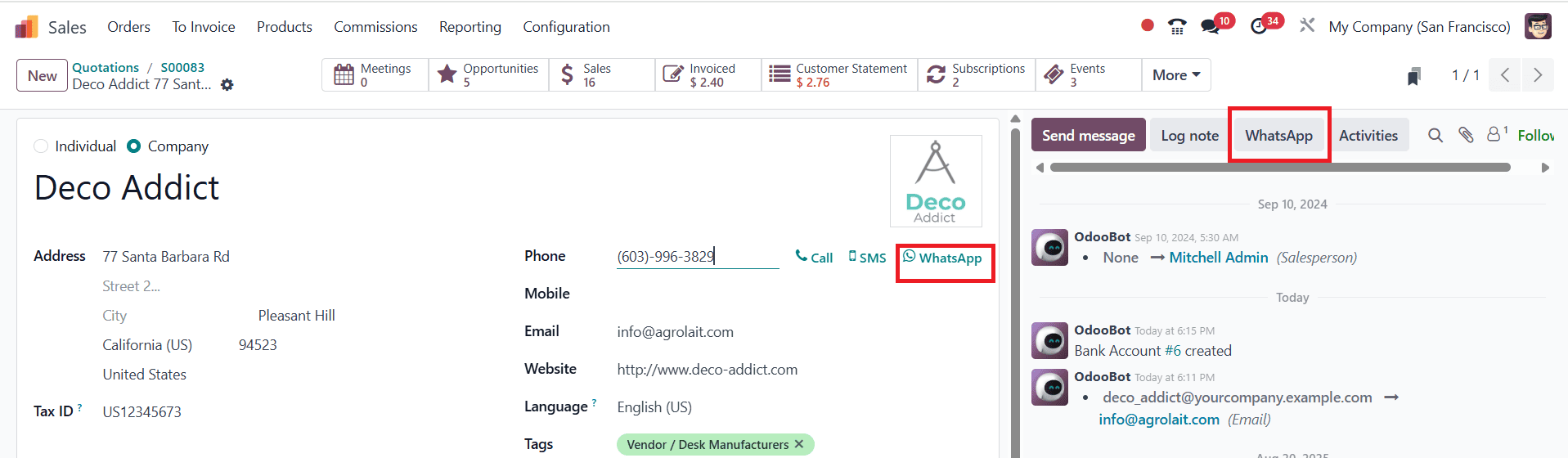 How WhatsApp Templates are Configured in Odoo 18-cybrosys