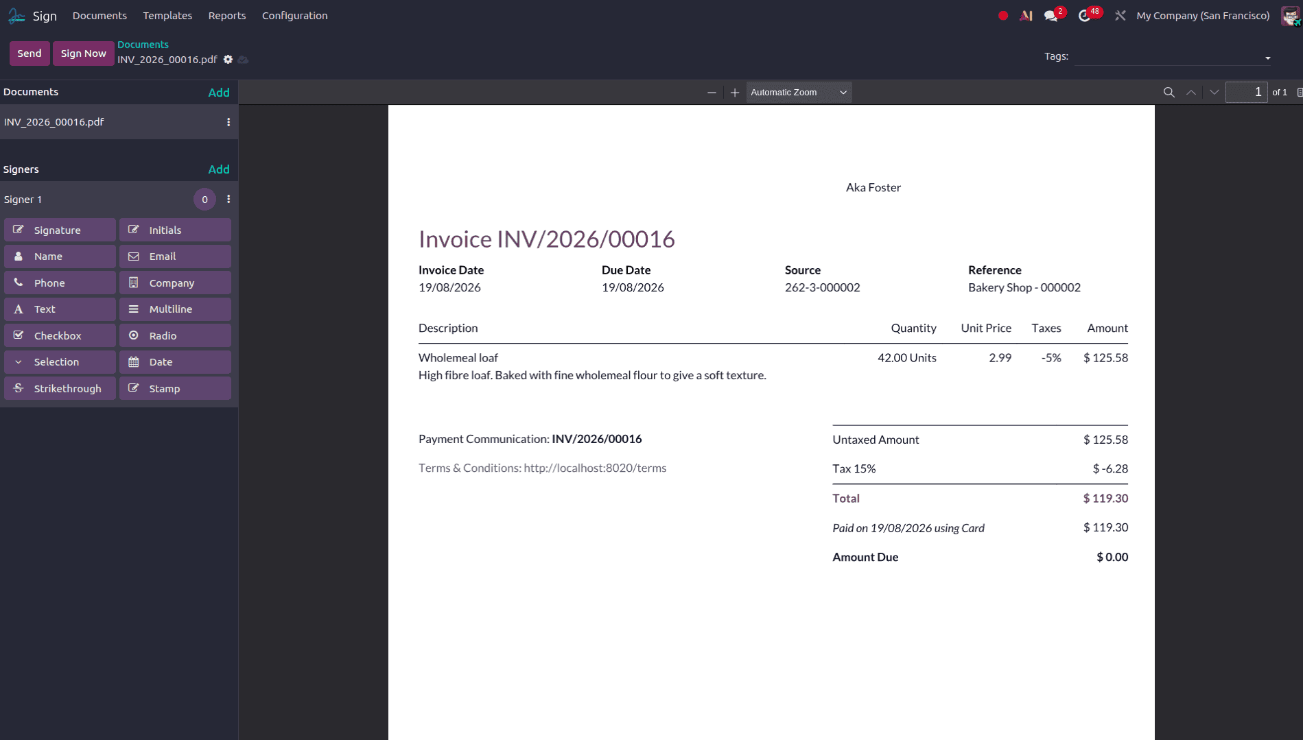 Introduction to Odoo 19 Sign for Digital Signatures-cybrosys